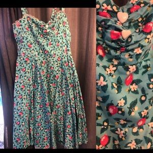 COPY - 3x pinup girl clothing Nancy dress- blue l…